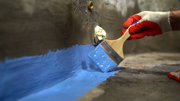 Commercial Waterproofing project at a Richland, MI business property by SJ Waterproofing Pros